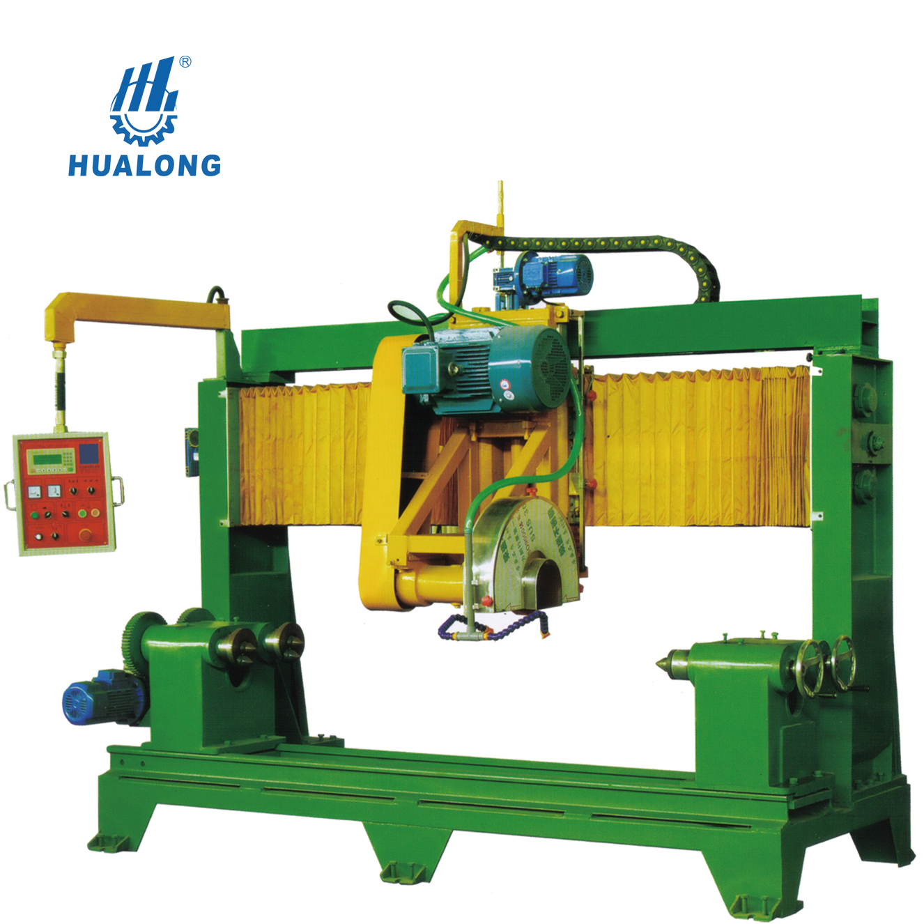 Hualong Stone Machinery Máquina automática de perfilado de barandas de piedra natural para procesamiento de balaustrada de mármol Ganite HLFG-600