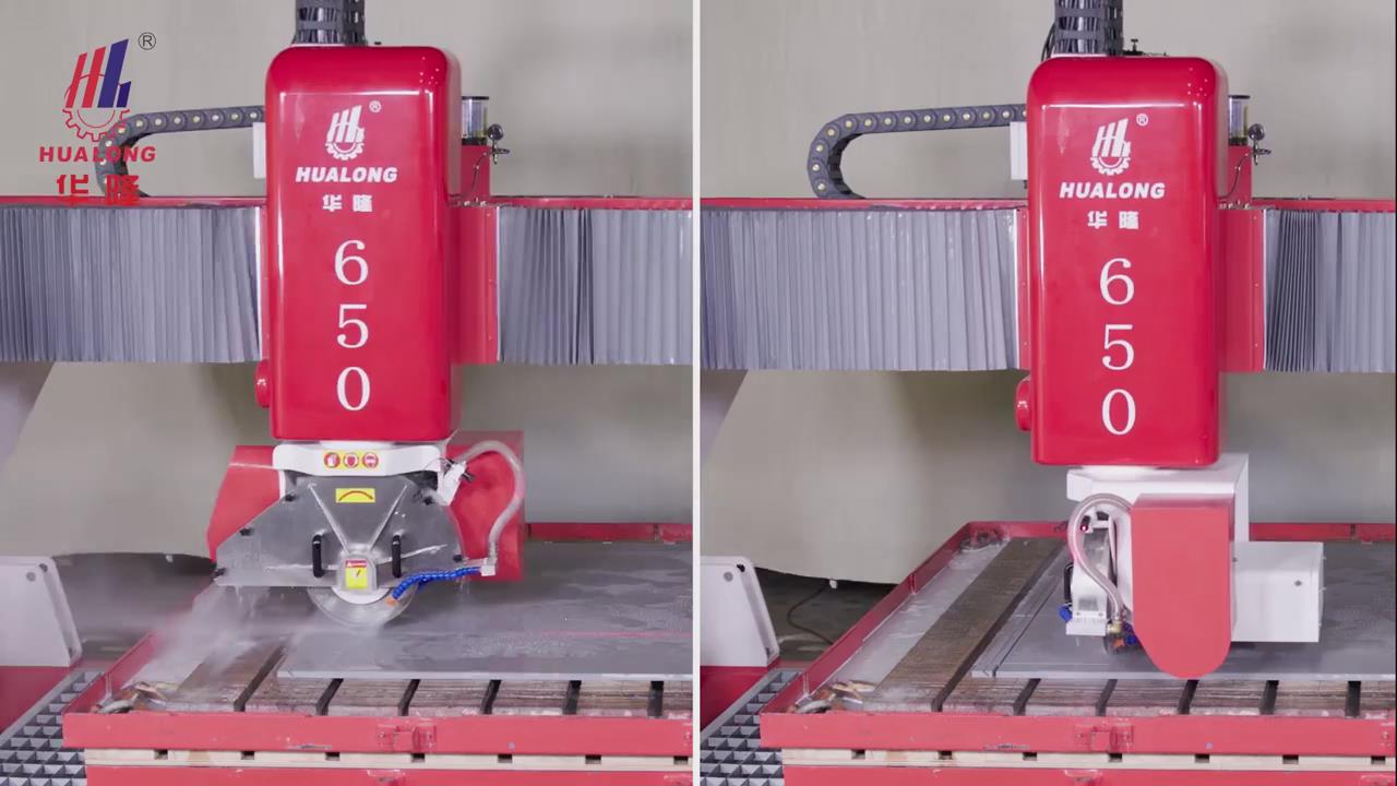 Máquina cortadora de piedra completamente automática tipo puente CNC para tipos de máquina cortadora de azulejos Grante de mármol