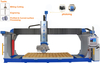 Máquina de corte de piedra y fresado del puente CNC de 5 ejes CNC