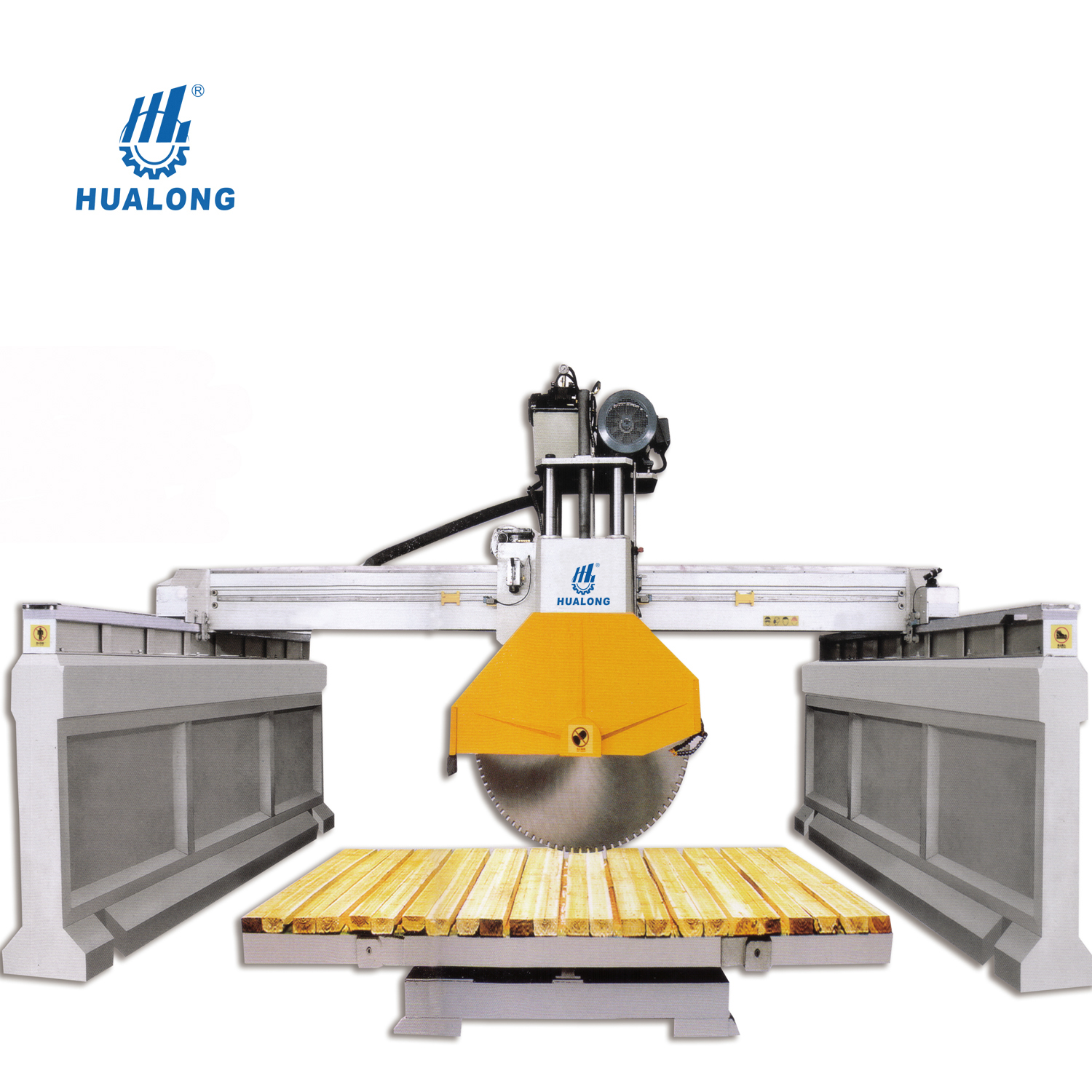 Hualong stone Machinery HLSM-1200 Máquina cortadora de piedra de puente para bloques de granito / mármol de tamaño mediano